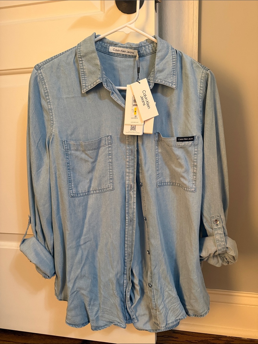 Calvin Klein Jeans Light Blue Denim Shirt